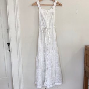 Gap Size 0 eyelet maxi dress